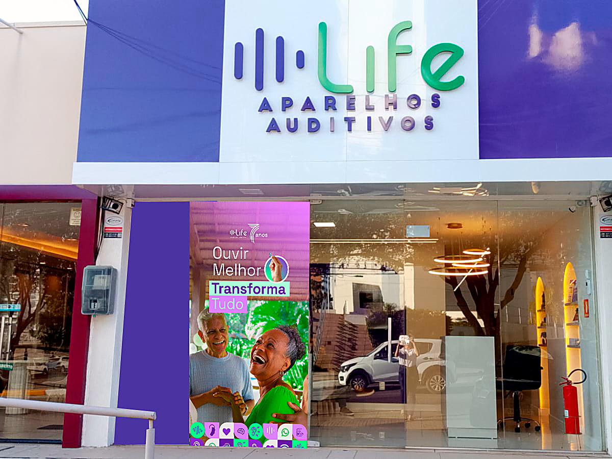 Fachada da Life Aparelhos Auditivos em Juazeiro do Norte-CE
